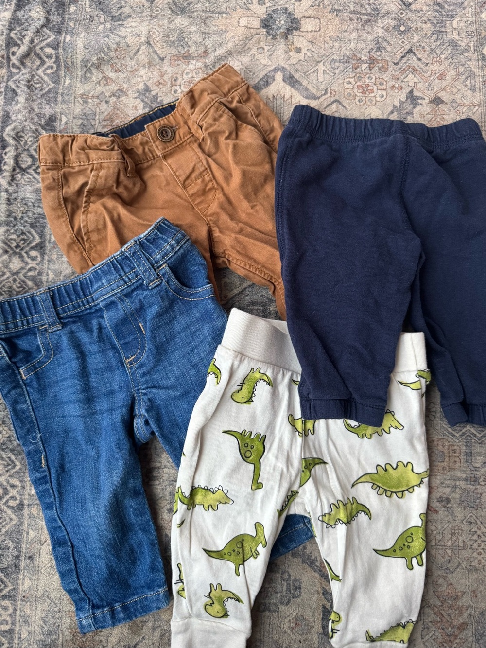 Lot of Baby Size 0-3 Months Pants Bundle